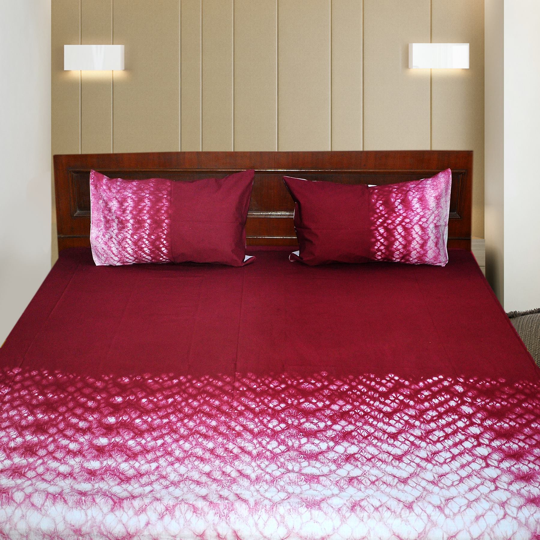 KH TIE & DYE BEDSHEET (Organic Dyes)