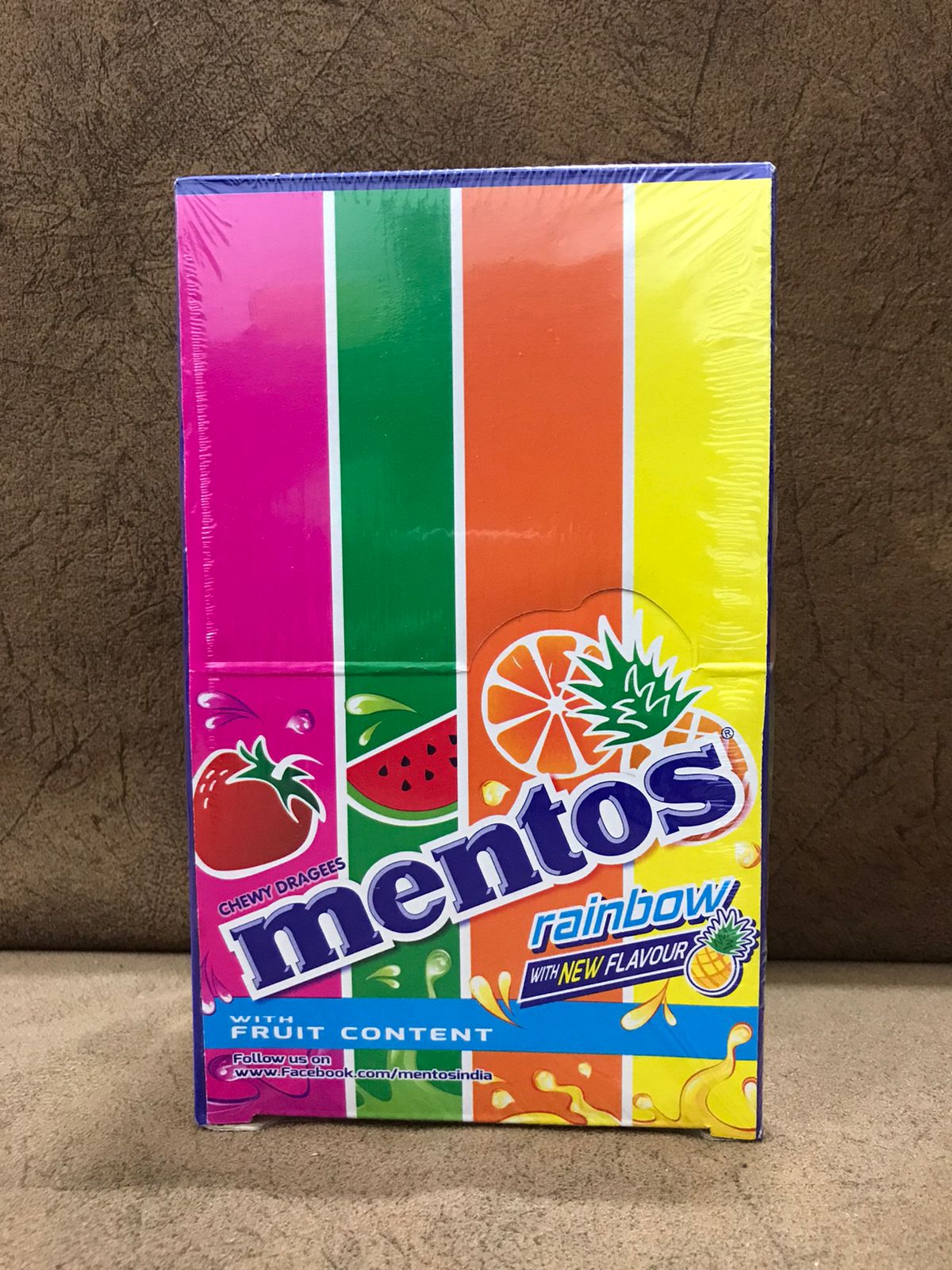 Mentos Rainbow Sticks 30N