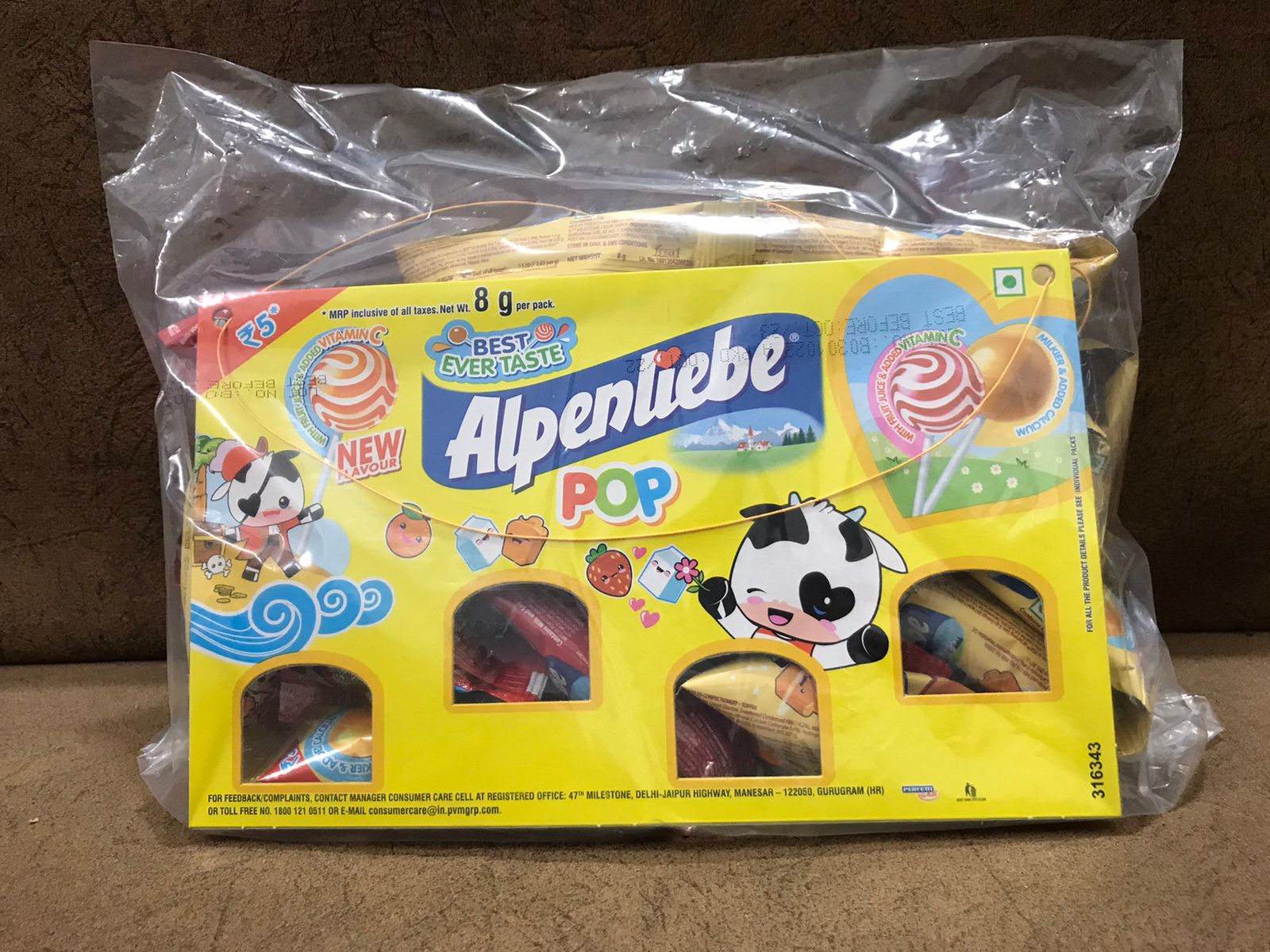 Alpenliebe Pop  48 N Hanger Rs. 5/-