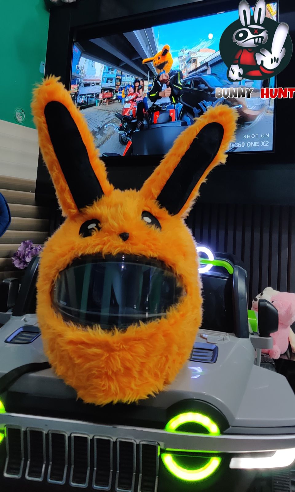 Raichu helmet cover