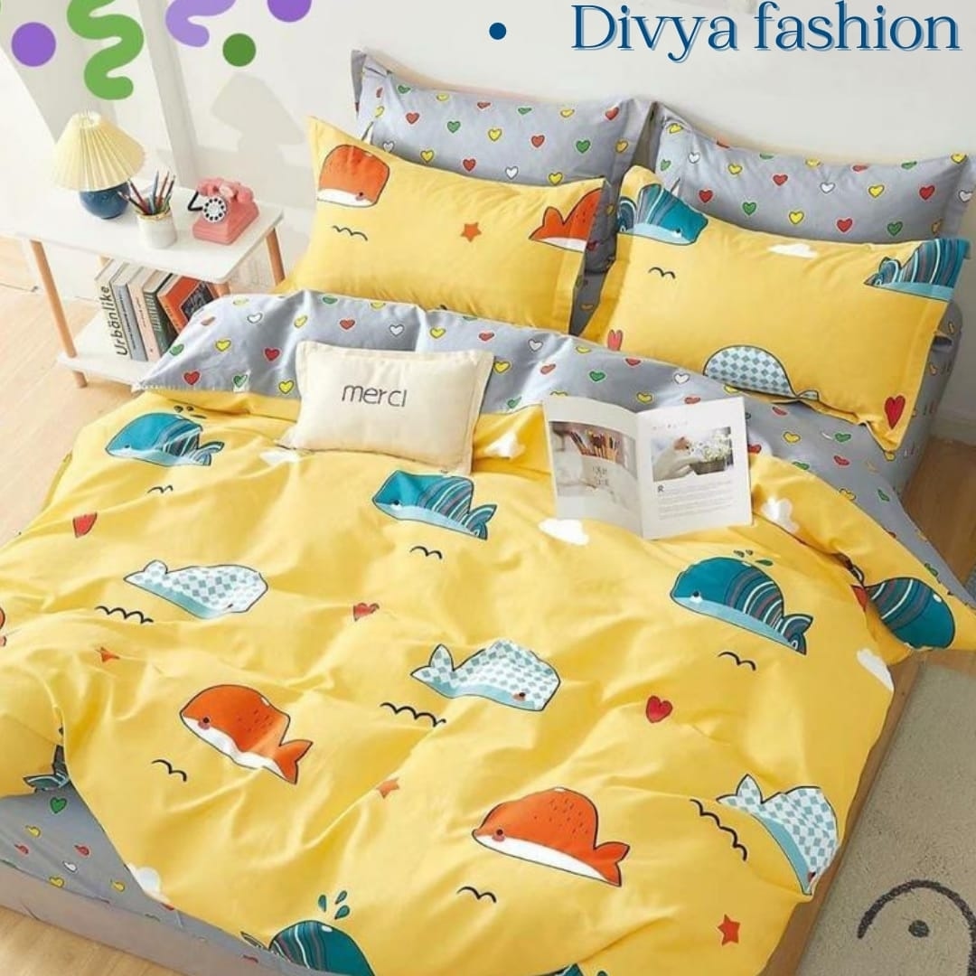 Yellow Fisher Bedsheet 