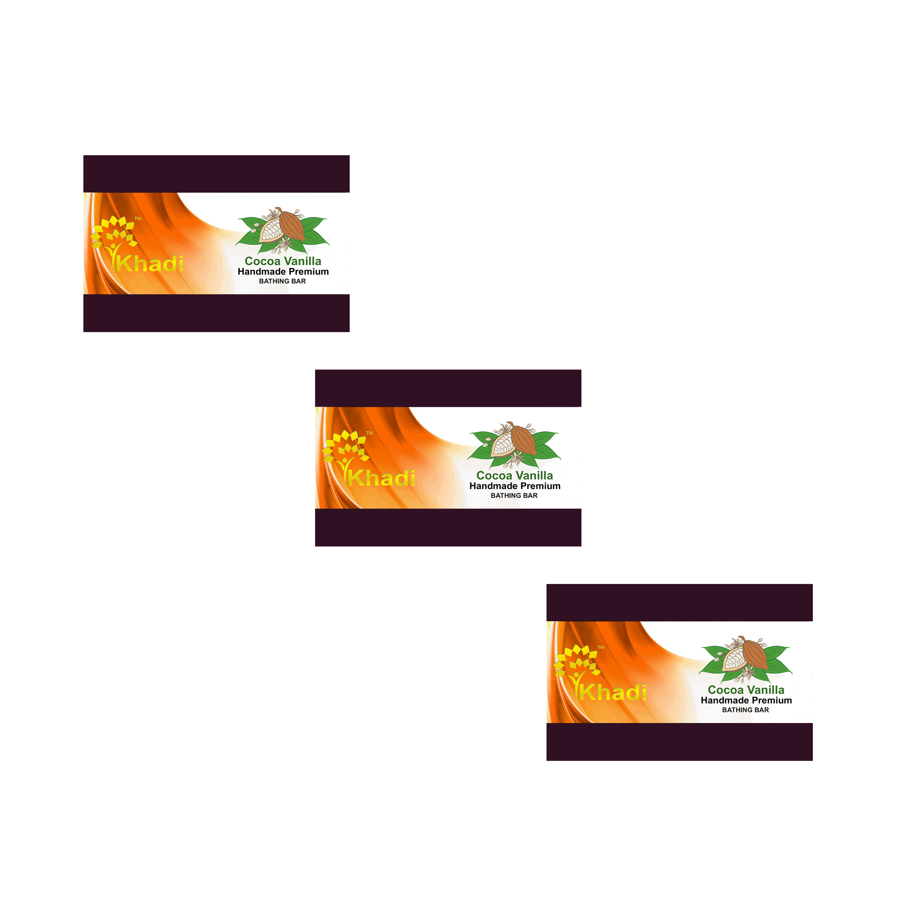Khadi Cocoa Vanilla Bathing Soap 375g
