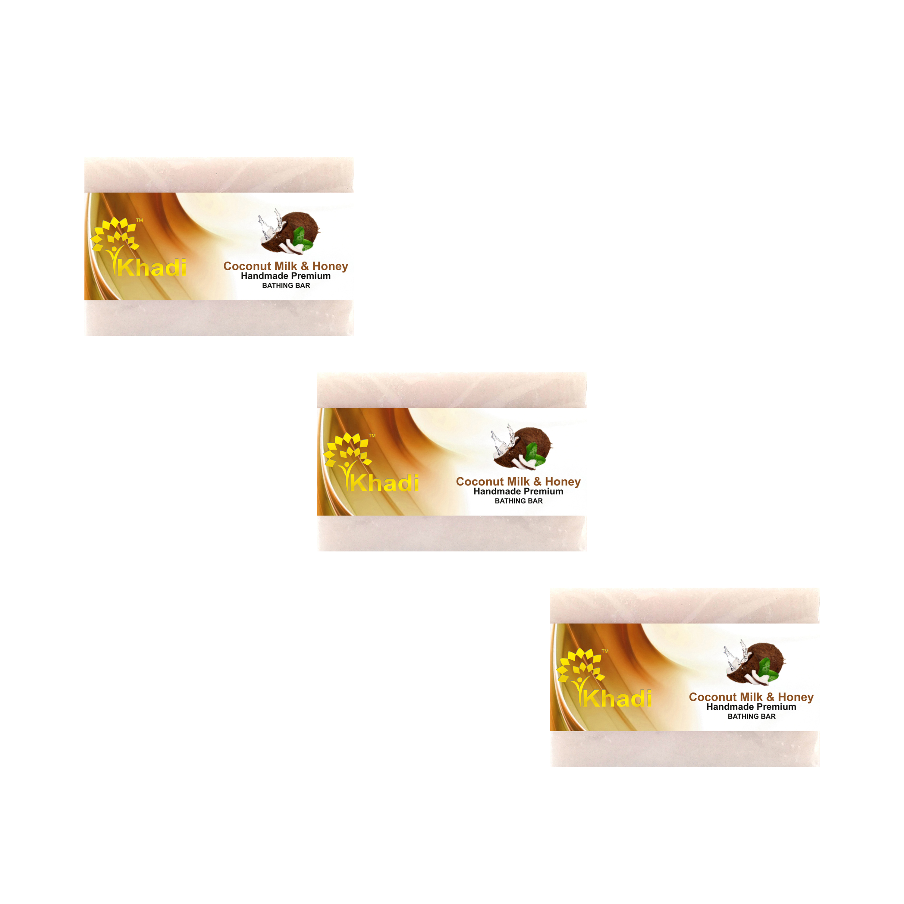 Khadi Coconut Milk & Honey Bathing Soap 375g