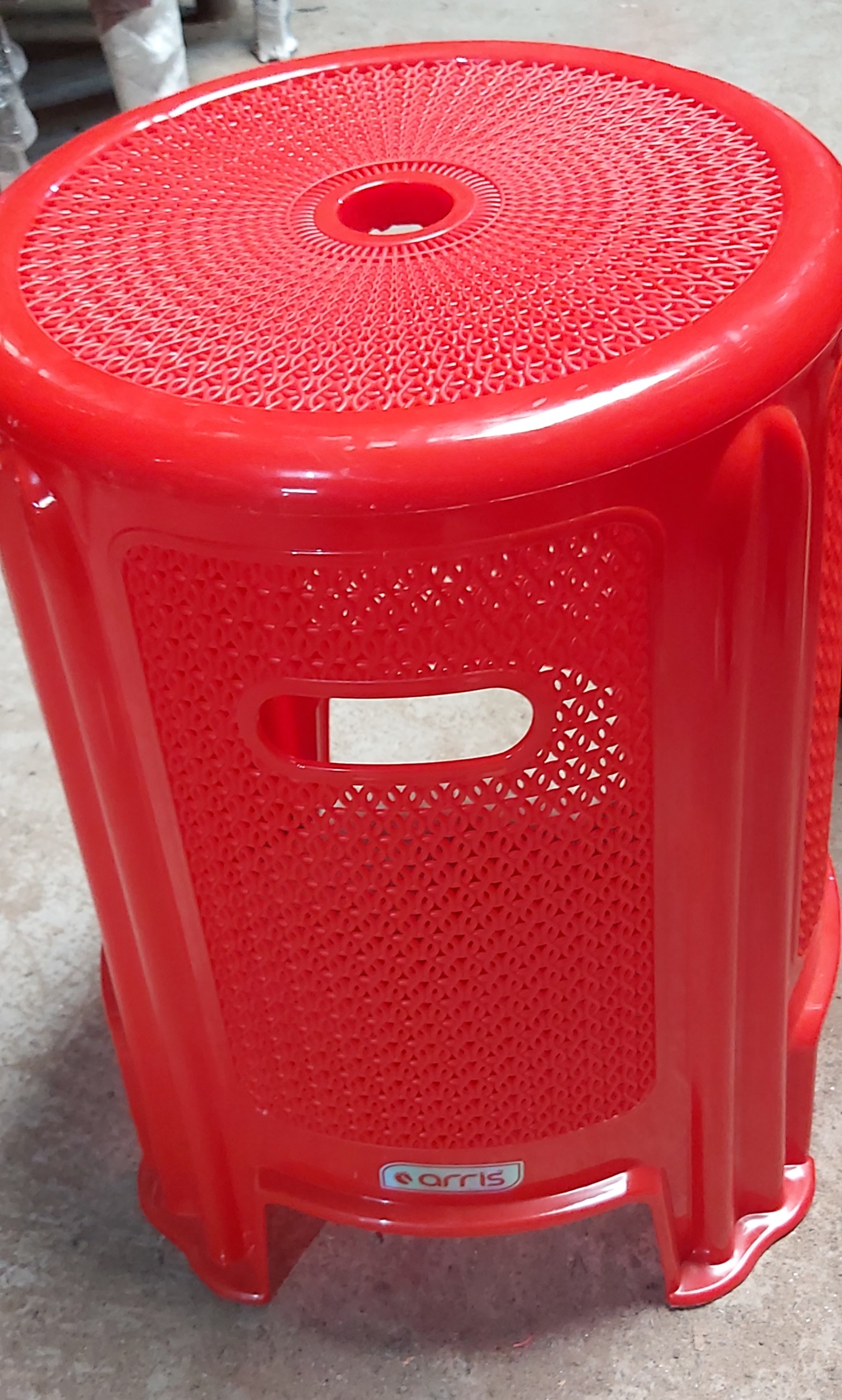 Plastic designer stool