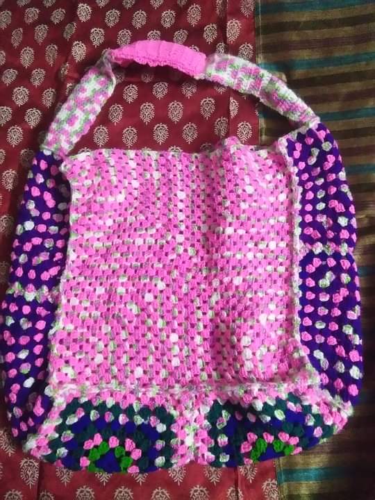 Crochet huge bag