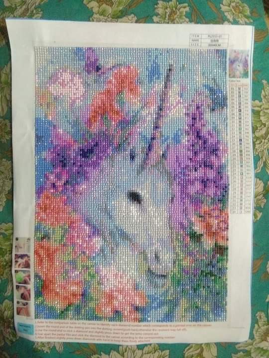 Unicorn Diamond painting