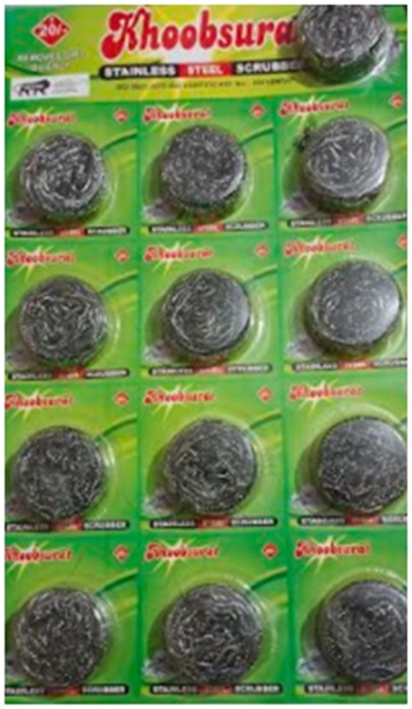 KHOOBSURAT STEEL SCRUBBER