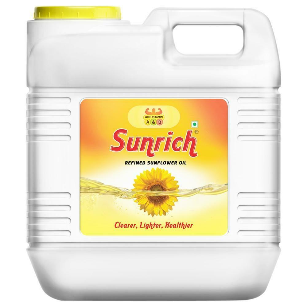 SUNRICH REFINED SUNFLOWER OIL 15 LTR JAR 