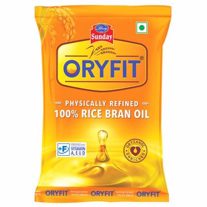SUNDAY RICE BRAN OIL 1 LTR (PACK OF 6)