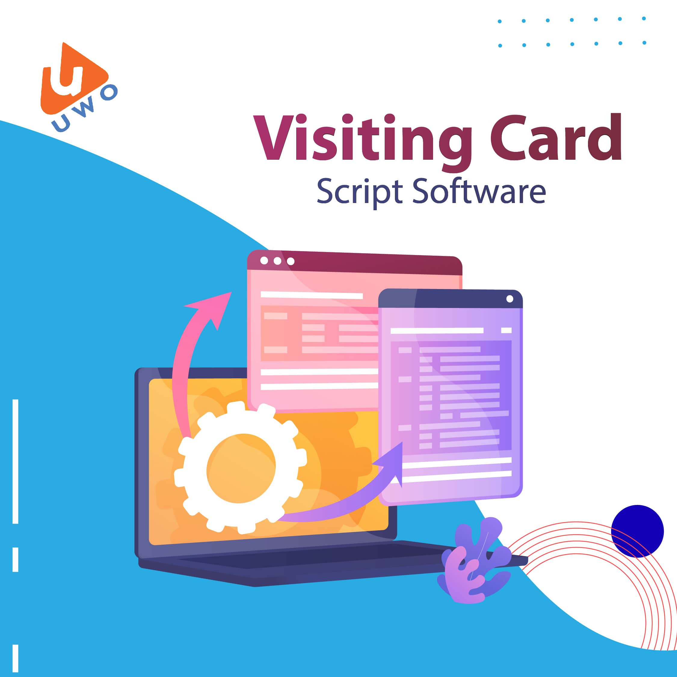 Visiting Card Script Software