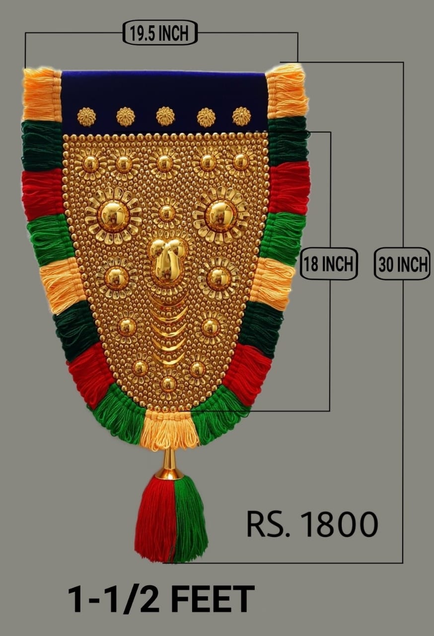 Nettipattam (Elephant forehead decorative items - can be used for wall hanging decoration)))