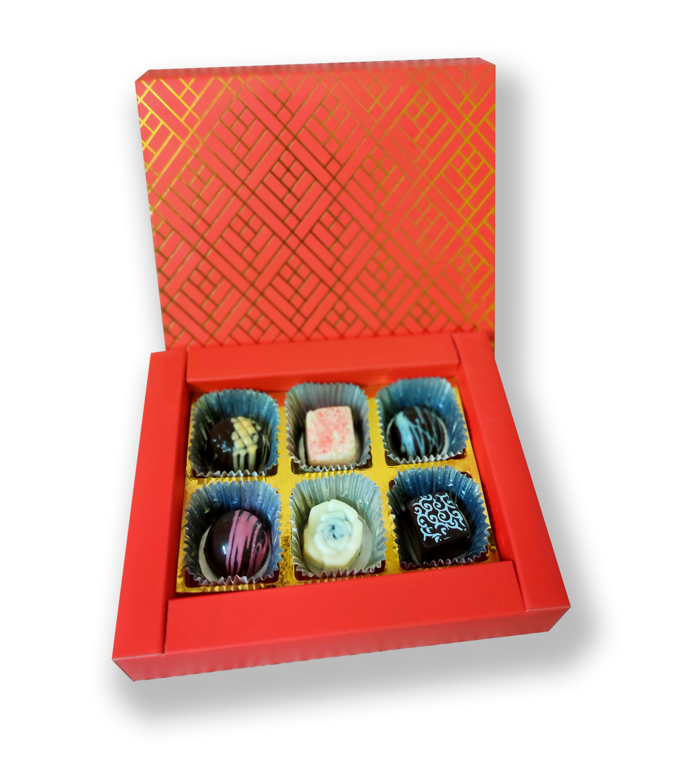 6 Pcs Chocolate Box