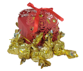 Strawberry Flavored Chocolates - 1 Kg 