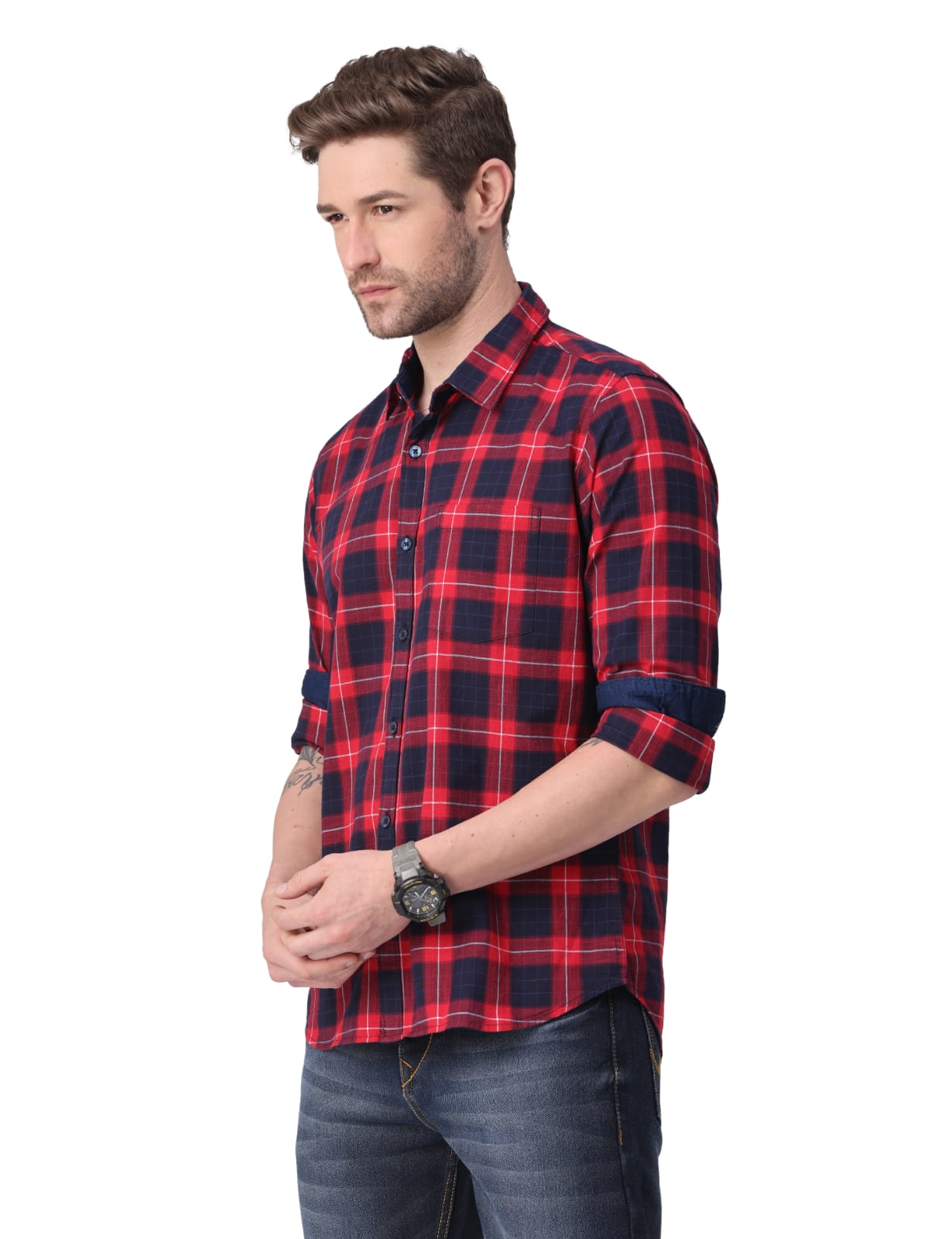 RED CHECKS SHIRT