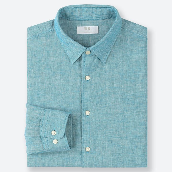 Linen - Sky Blue - M - Full Sleeve