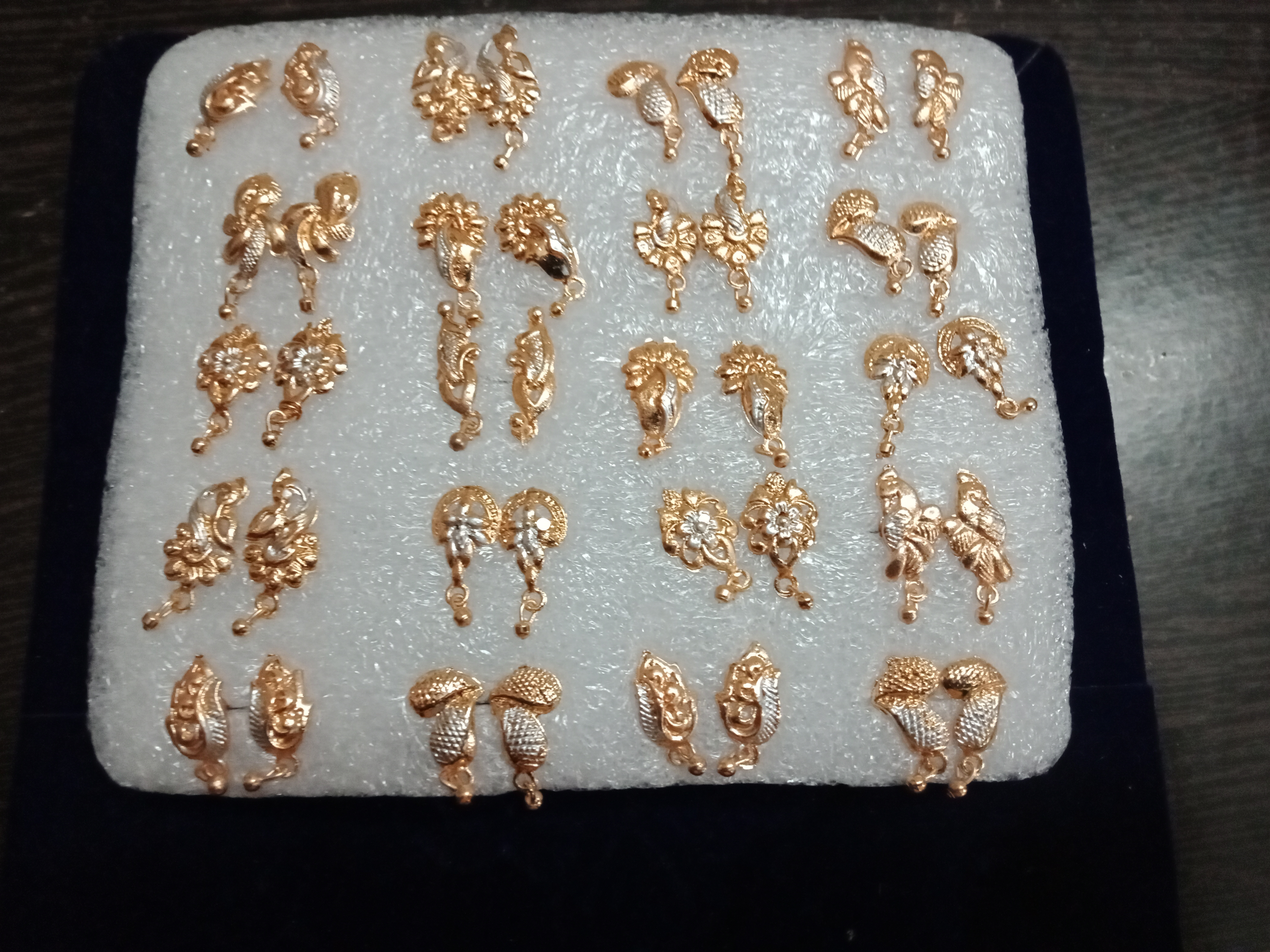 Rose gold earrings 