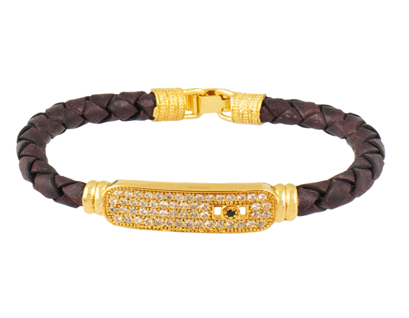 Trideva Blessings Leather Bracelet - I