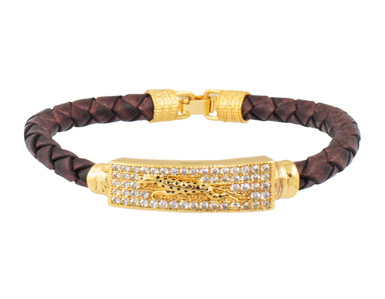 Trideva Blessings Leather Bracelet - II