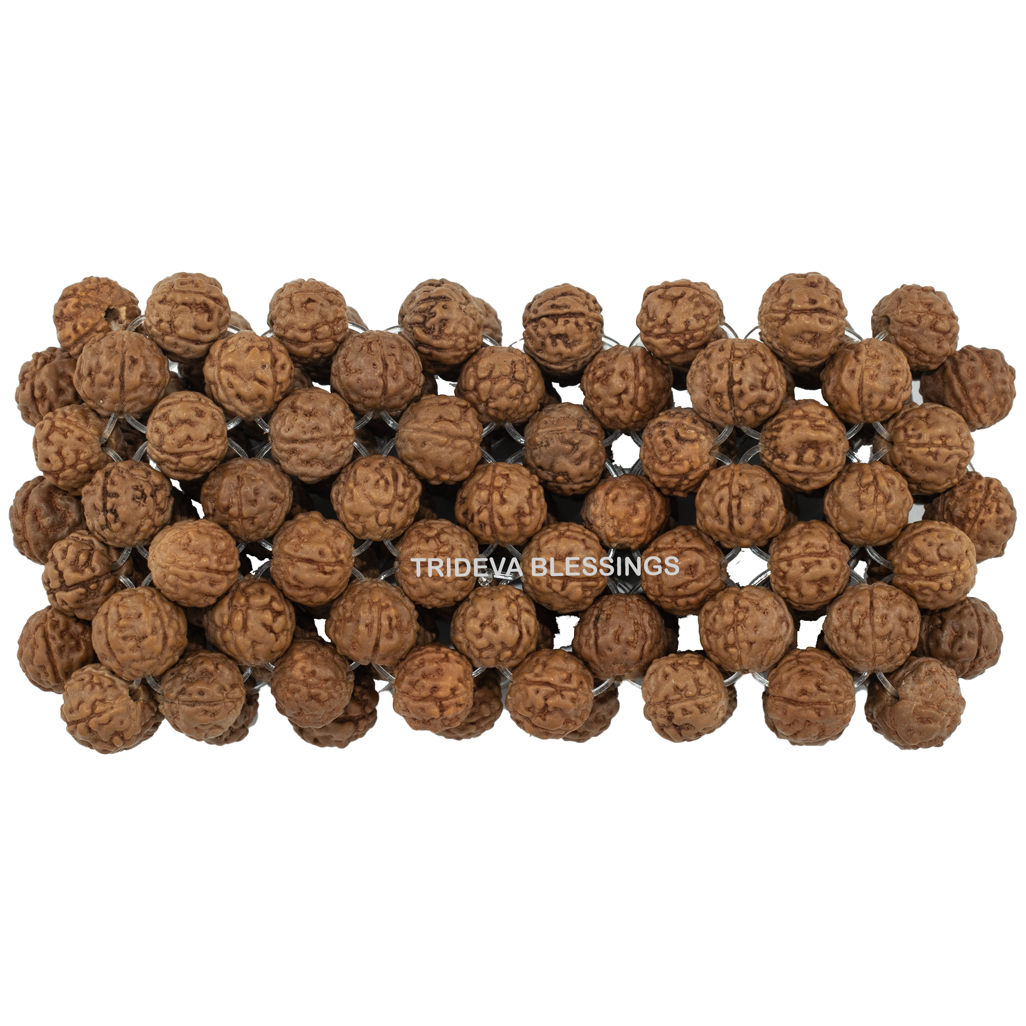 Trideva Blessings 5 Mukhi Rudraksha Layered Bracelet