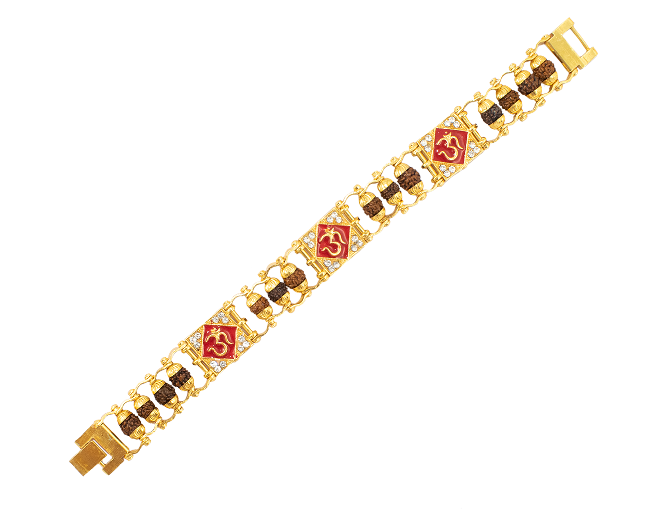 Trideva Blessings Om Rudraksha Bracelet