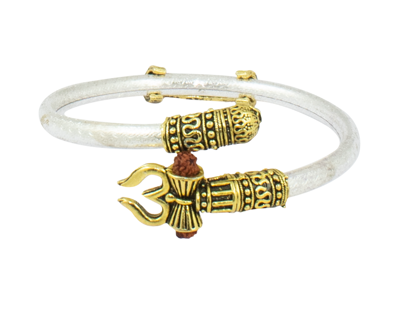 Trideva Blessings Om Damru Rudraksha Om Namah Shivaay Bracelet