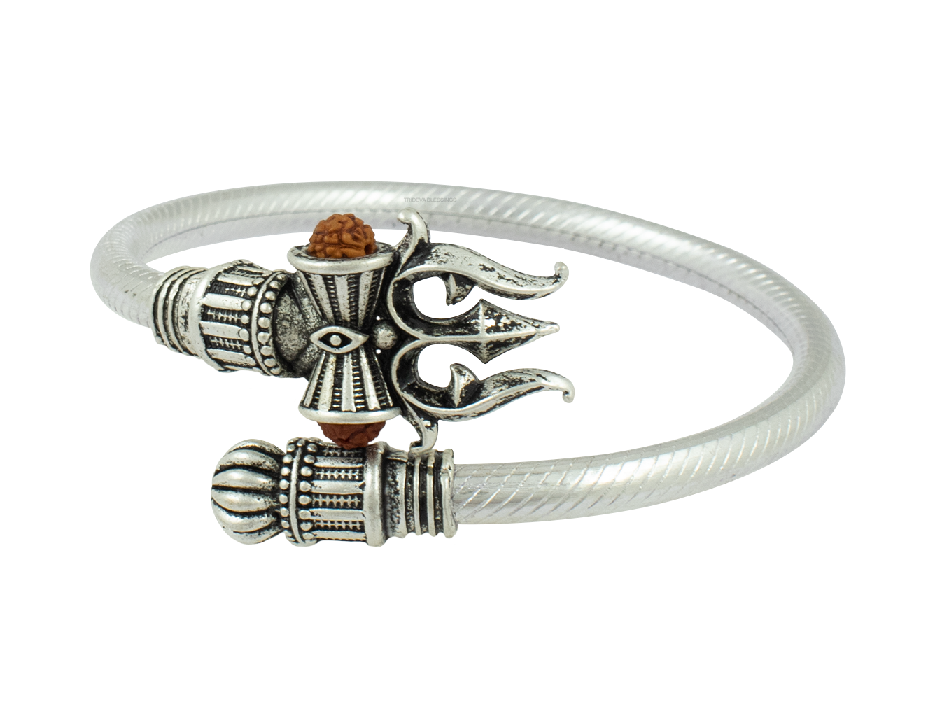 Trideva Blessings Trishul Damru Rudraksha Bracelet