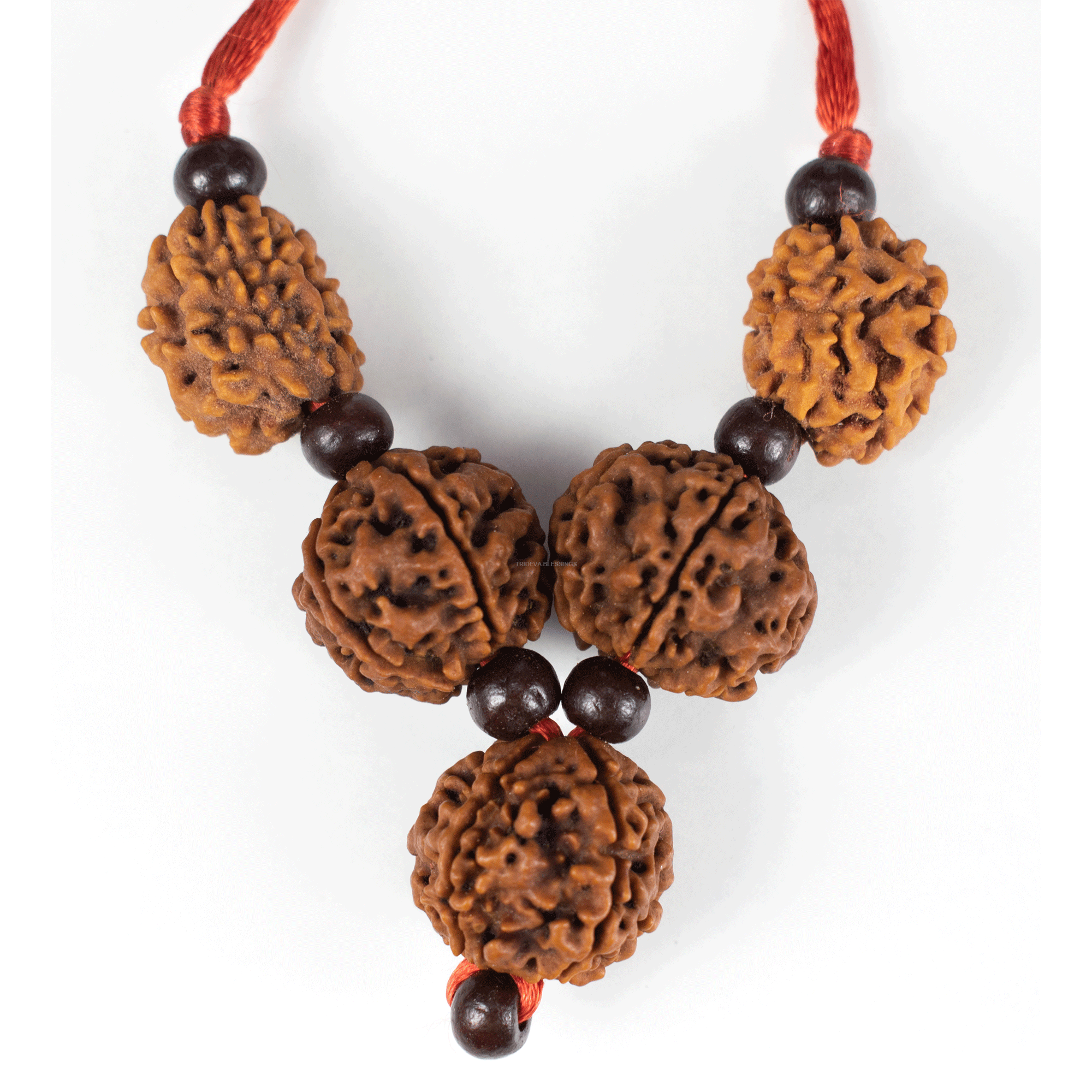 Trideva Blessings Aarogya Rudraksha Kavach - Lab Certified