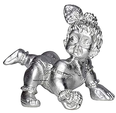 Trideva Blessings Parad Laddu Gopal- Made in mercury