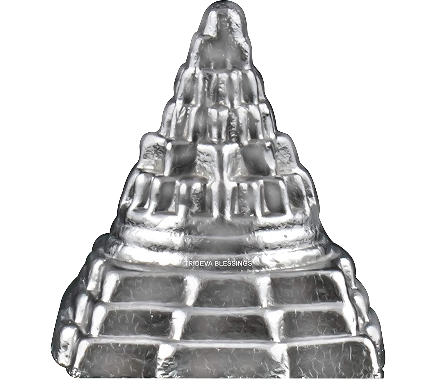 Trideva Blessings Parad Meru Shree Yantra - Made in Mercury