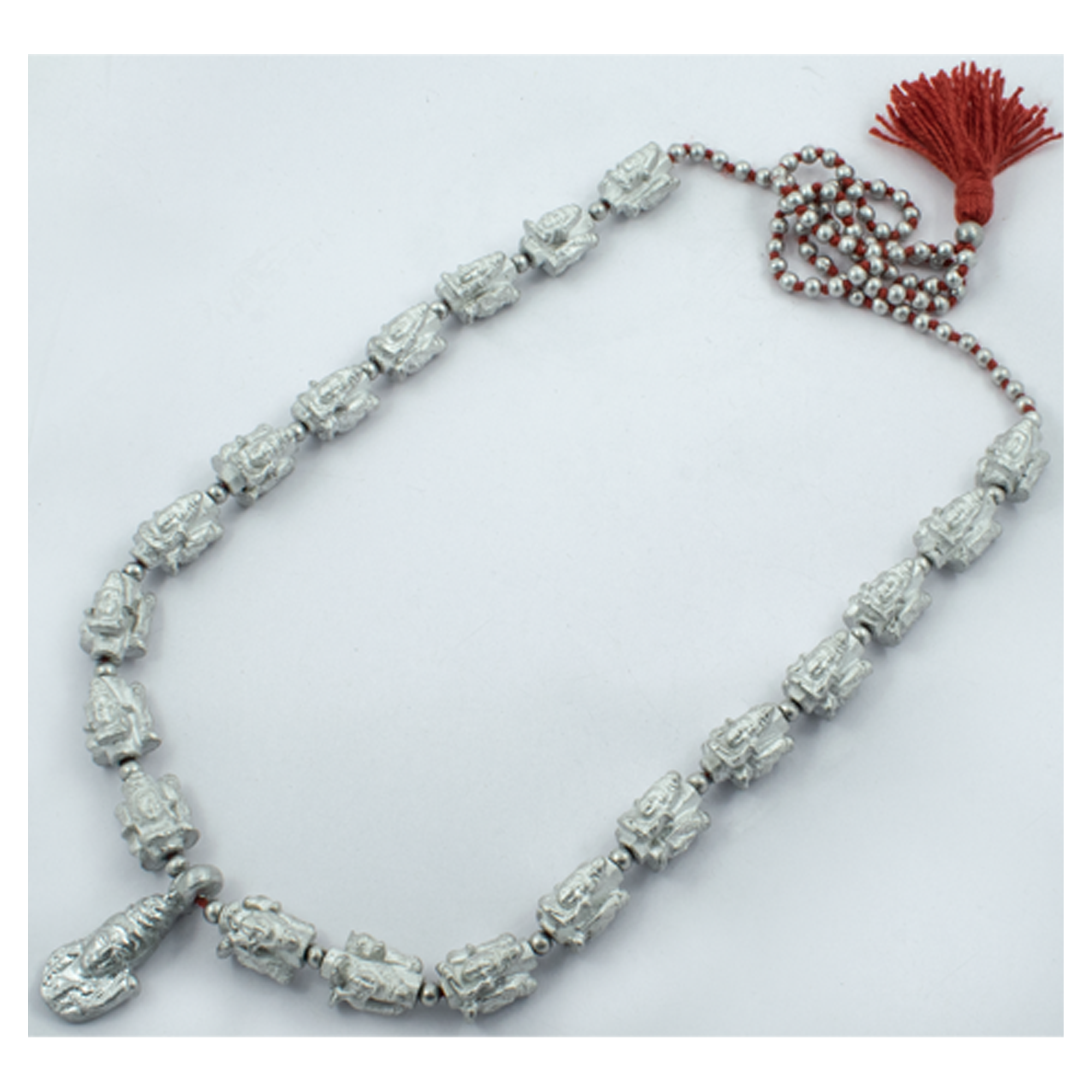 Trideva Blessings Parad Shiva Head Mala - Made in Mercury