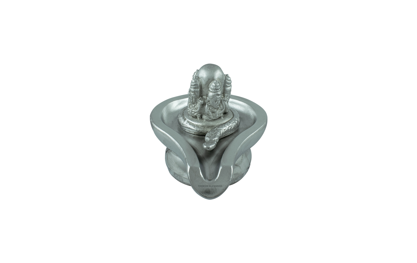 Trideva Blessings Parad Panch Mukhi Shivling - Made in Mercury (approx 1312 gram)