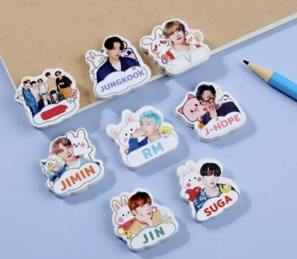 BTS DYNAMITE ERASERS