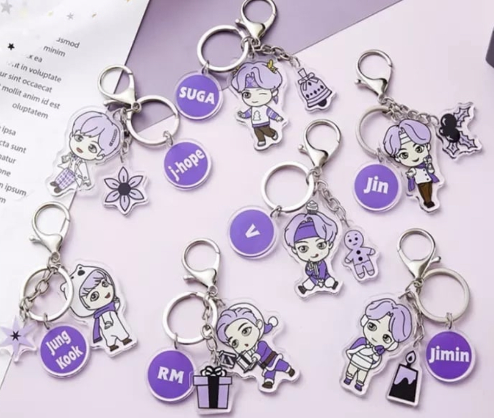 TINY TAN KEYCHAINS