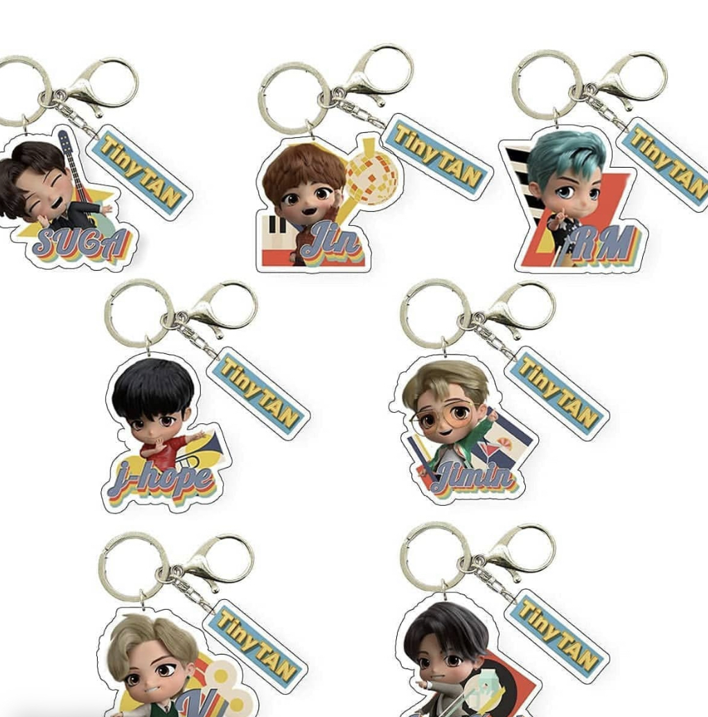 bts dynamite keychains