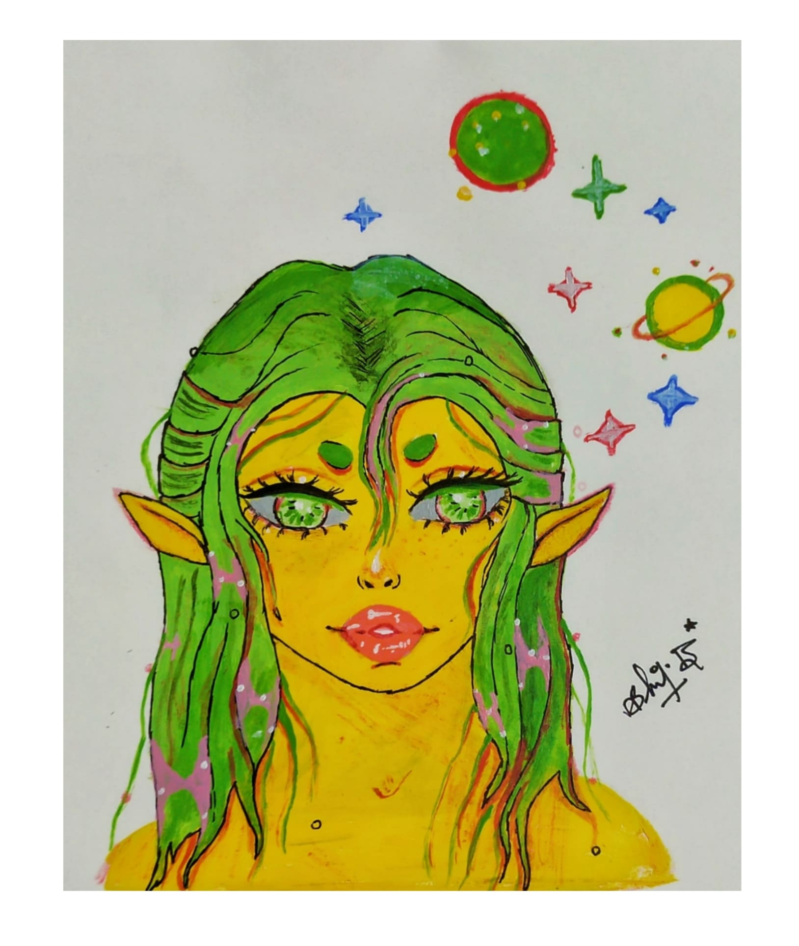 Alien girl