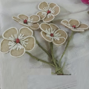 5 White Border Flowers