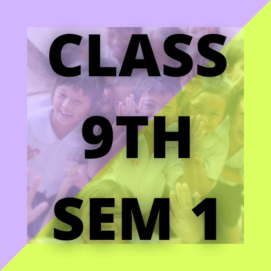 CLASS 9TH 1ST SEM MATHS