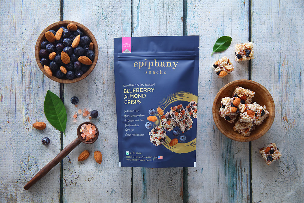 Blueberry Almond Crisps