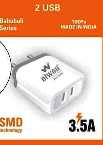Dual port 3.5 Amp fast charger with warranty 