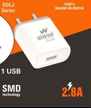 One Port 2.8 Amp fast charger with warranty