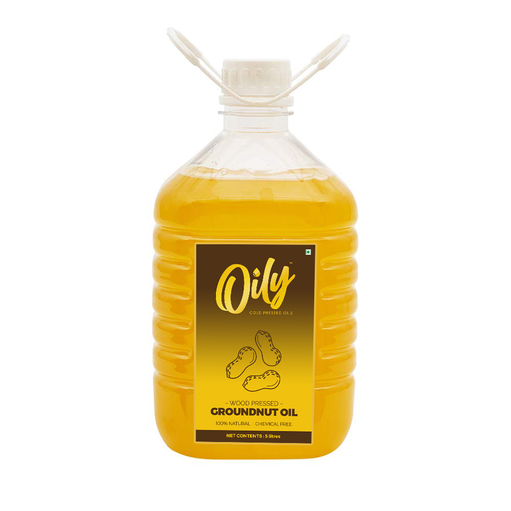 Cold Pressed Groundnut Oil - 5 litres