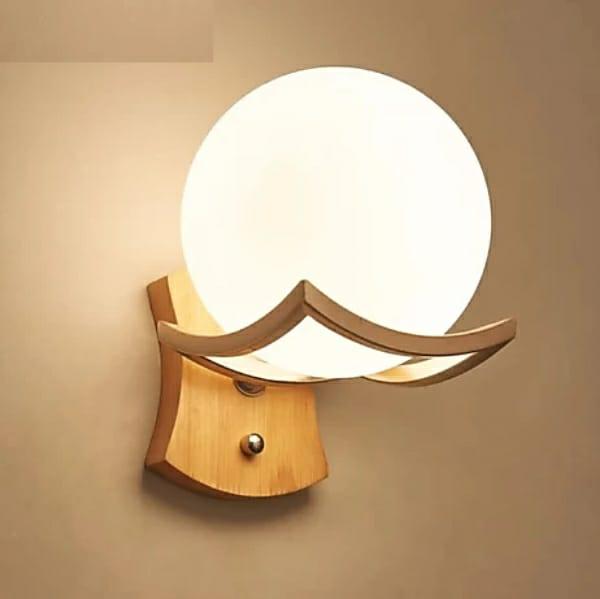 Globe wall lamp
