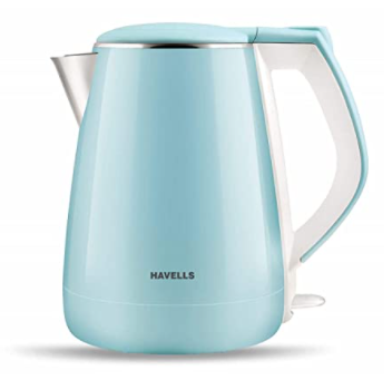 HAVELLS Aqua Plus 1.2 L Electric Kettle 1500W (Blue, White, Silver)