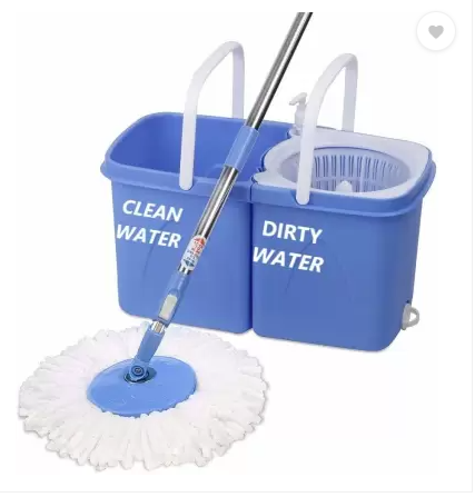 GALA Twin Bucket Spin Mop Set  (Blue, White)