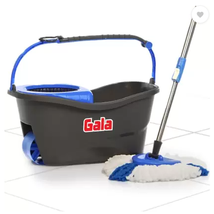GALA Turbo Spin Mop Set  (Blue, Grey)