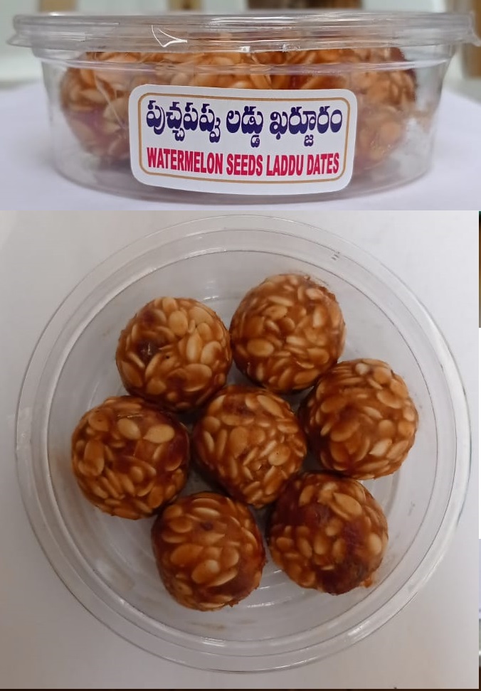 Watermelon Seeds Laddu with Dates