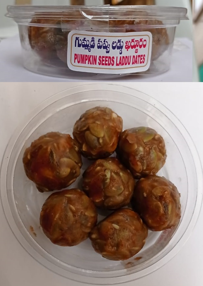 Pumpkin Seeds Laddu with Dates
