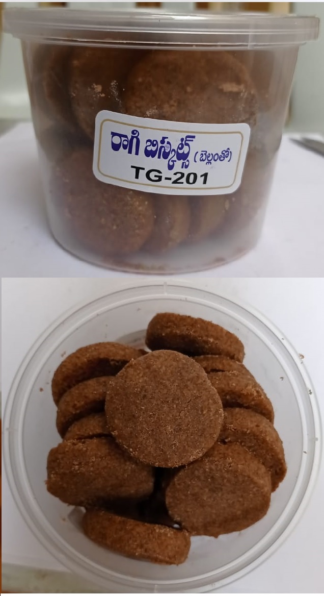 Ragi Biscuits with Palm Jaggery