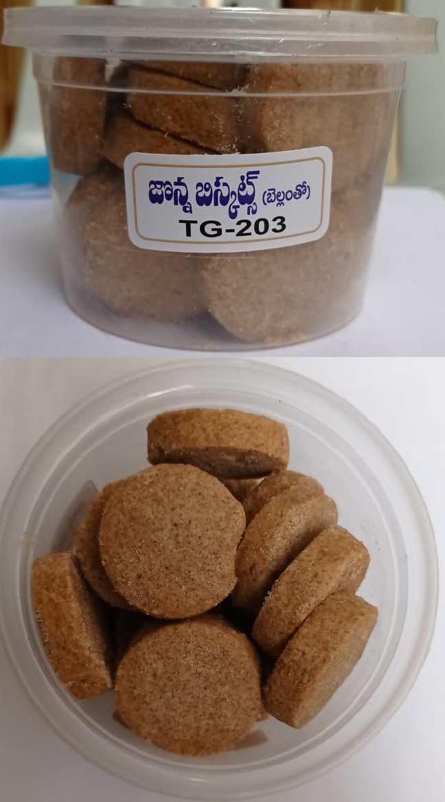 Jowar (Jonna) Biscuits with Palm Jaggery