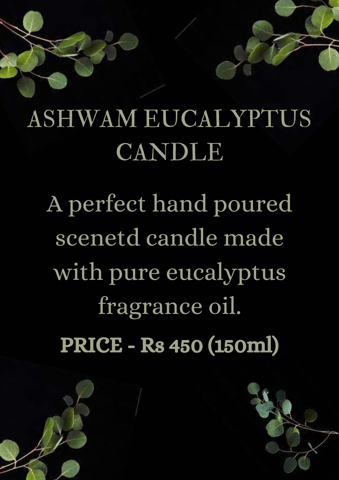 Ashwam Eucalyptus Candles 